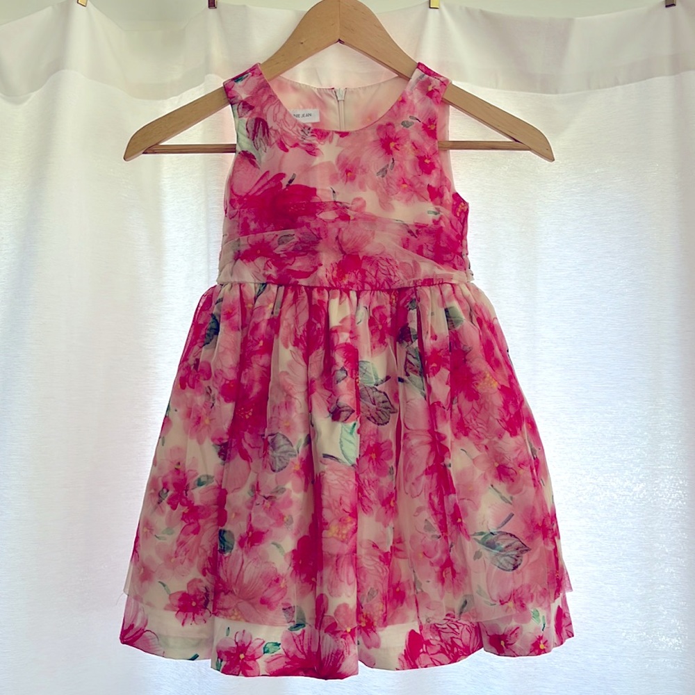 little girls fancy flower dress